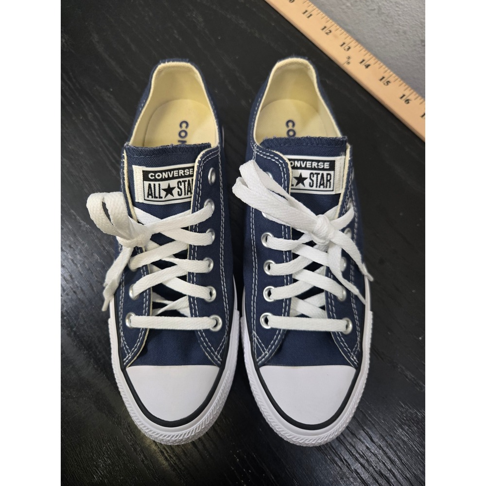 Converse Chuck Taylor All Star Navy Blue Low Top Sneakers M9697 Mens 6 Womens 8